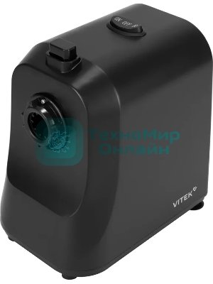 Мясорубка электрическая Vitek VT-MG3600 черный, 1800 Вт, 1.6 кг/мин, реверс, защита от перегрузки, насадки - 4