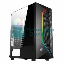 Компьютерный корпус MidiTower MSI MAG VAMPIRIC 100R (ATX, без БП, ARGB, 2xUSB 2.0 Type-A + USB3.2 Type-A) (306-7G07R25-809)
