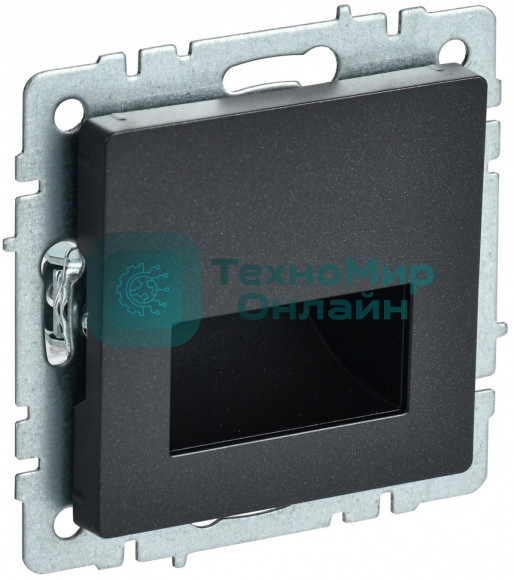 Подсветка светодиодная встраиваемая IEK BRITE ПЛ20-БрЧ (BR-FL20-K02) черный