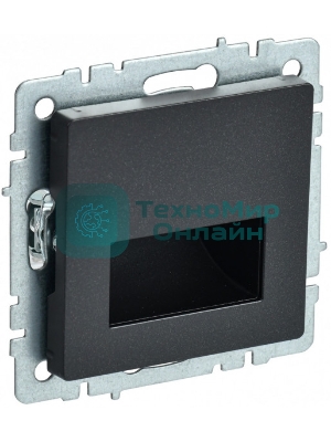 Подсветка светодиодная встраиваемая IEK BRITE ПЛ20-БрЧ (BR-FL20-K02) черный