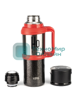 Термос Lara LR04-17 1,2 л нержавеющая сталь/пластик