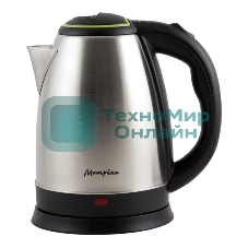 Чайник электрический Матрена MA-001 1.8 л,сталь,цвет крышки зеленый (005458)