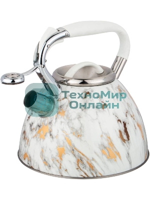 Чайник AGNESS 937-042 FANTASY 3,0 л индукция, со свистком