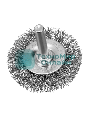 Набор щеток для дрели Denzel 1 Плоская 50 мм, 2 Чашки 25-50 мм, шпилька, нерж. вит. проволока