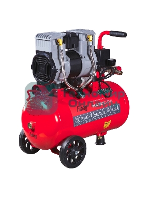 Компрессор поршневой Fubag OLS 250/24 CM2 безмасляный, 250 л/мин, 24 л, 1500 Вт, красный/черный