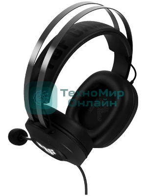 Гарнитура ASUS TUF Gaming H1 Gen II чёрный, проводная, USB, подсветка, совместимость с PS5