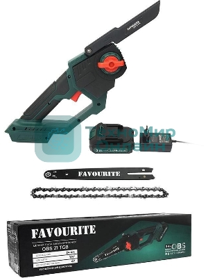 Цепная пила аккумуляторная FAVOURITE OBS 21 TG8