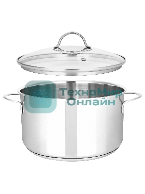 Кастрюля APPETITE SH05363 pretty 3,6 лиз нержавеющей стали 3,6 л, стеклянная крышка с ободком и пароотводом, диаметр 20см