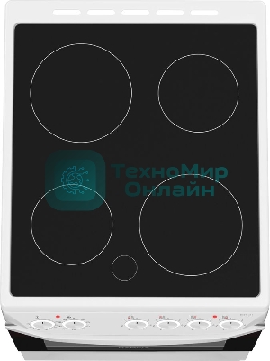 Плита электрическая Darina 1D5 EC 241 614 W белый/черный, конфорок 4 шт, духовка 50 л, 50 см x 85 см x 60 см