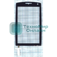 Сенсорное стекло (тачскрин) для Philips Xenium X815, черное
