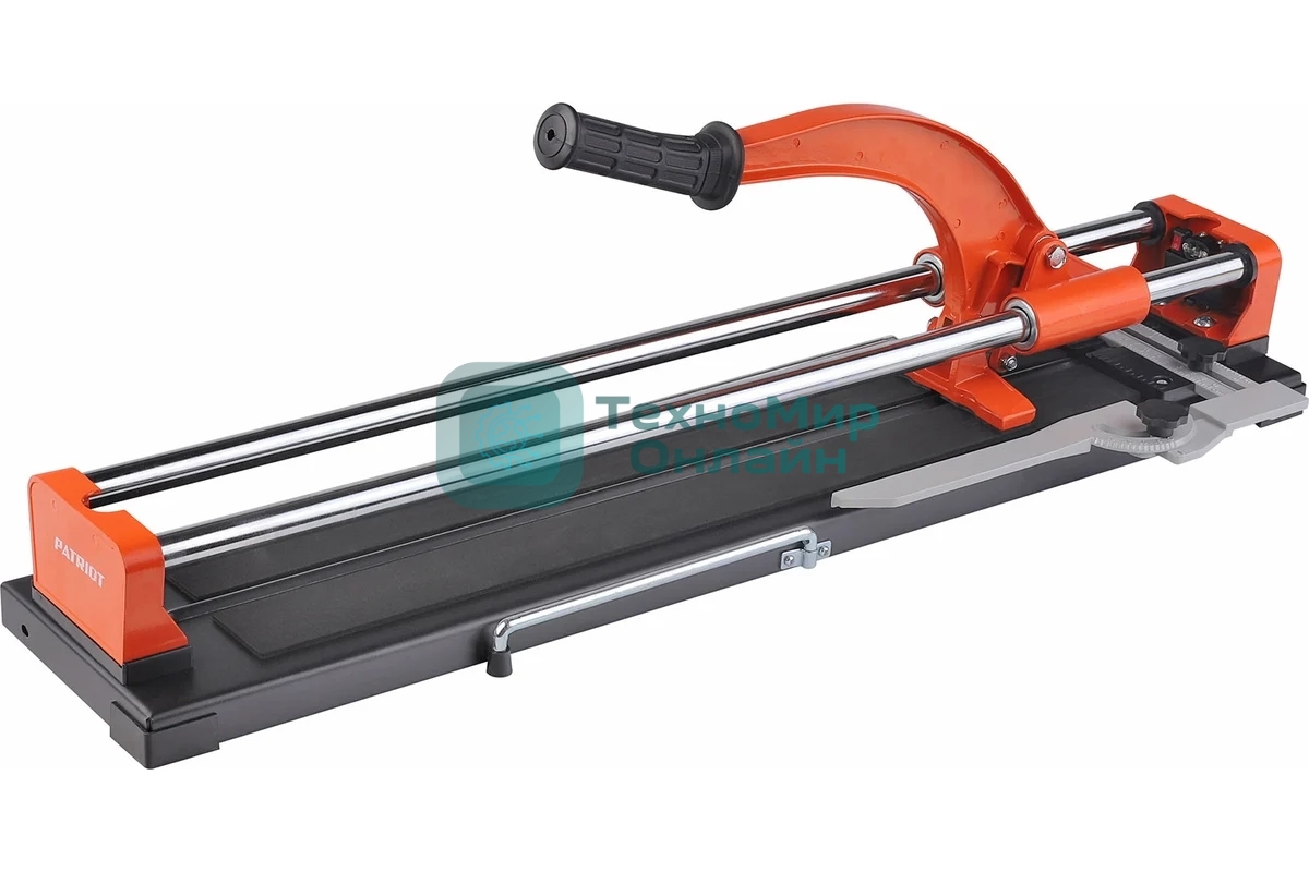 Плиткорез ручной PATRIOT THC 600, усиленный, лазер, резка под углом, боков.поддержка, литая станина, 600 мм