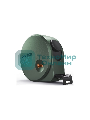 Рулетка Home Series Green HT8519L 5м х 19мм, эксклюзивный дизайн, корпус - высококачественный софттач пластик