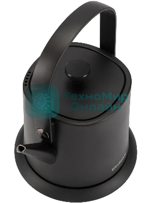 Чайник электрический Hyundai HYK-S2042 0.6 л, 1000 Вт, черный