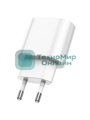 Блок питания (сетевой адаптер) HOCO C109A Fighter, QC3.0, 18W, белый