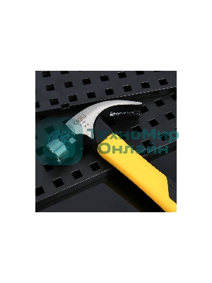 Молоток-гвоздодер Deli DL5001F 225 гр магнит, противоскользящий боек, фиберглассовая рукоять