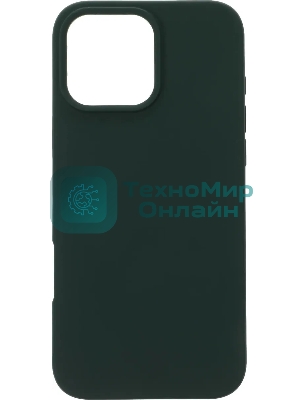 Чехол Microfiber Case для Apple iPhone 16 Pro Max зеленый опал, Borasco