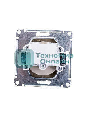 Механизм розетки 1-м СП AtlasDesign без заземл. 16А алюм. SchE ATN000341