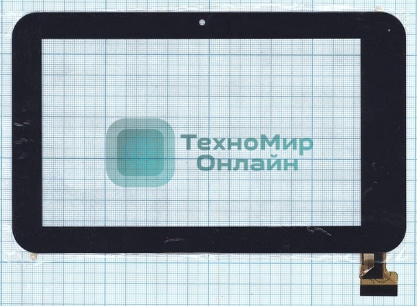 Сенсорное стекло (тачскрин) ZCC-2265V2 HD13-549, черное