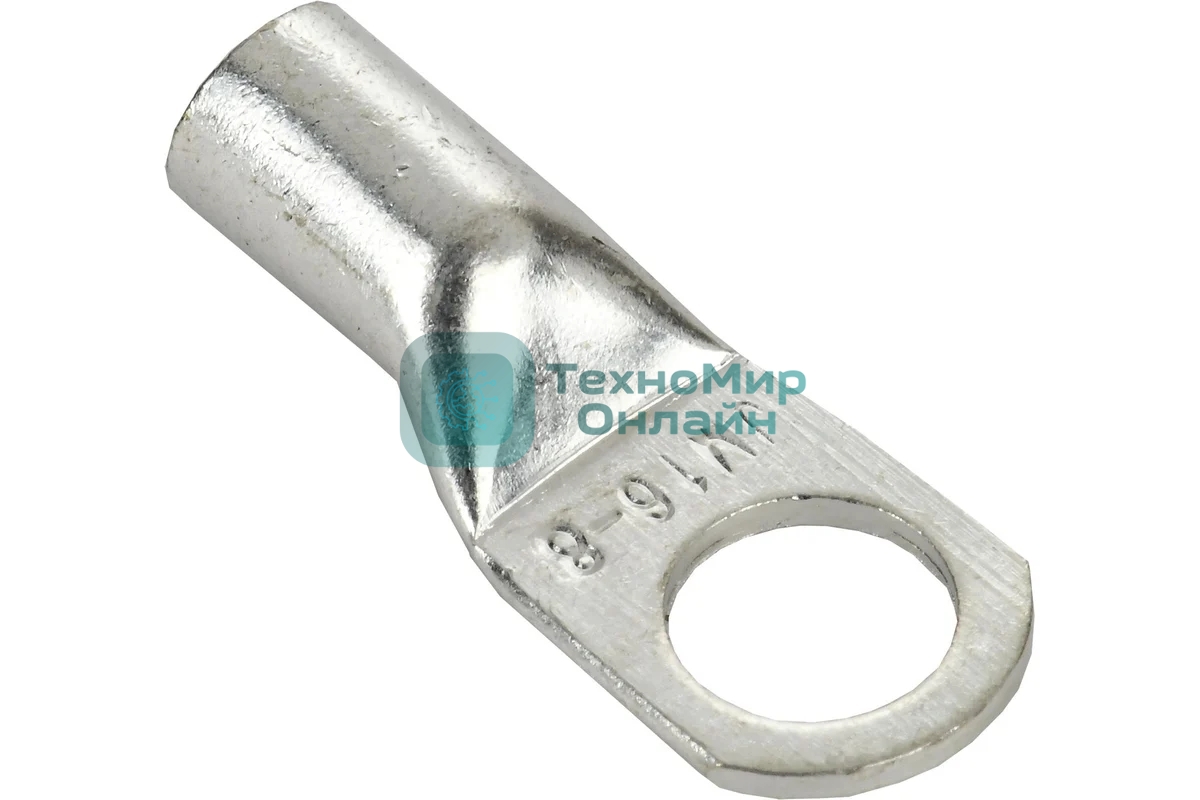 Наконечник медный луженый JGA-16-8 (ТМЛ) (5 шт/упак) IEK