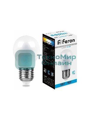 Лампа светодиодная Feron LB-550 9W 230V E27 6400K