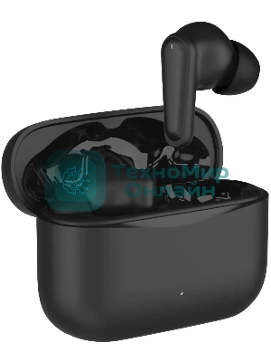 Наушники TWS Hyundai Select H-EP203 черный, внутриканальные, Bluetooth, активное шумоподавление, до 5 ч