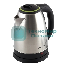 Чайник электрический Матрена MA-001 1.8 л,сталь,цвет крышки зеленый (005458)