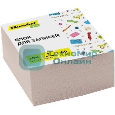 Блок для записей бумажный Silwerhof ECO Эконом 80x80x40 мм, 60 г/м2, белый
