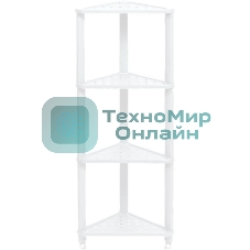 Этажерка VIOLET VIKEA 4-х ярусная (белый) 786406