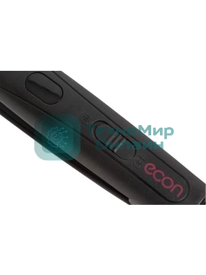 Выпрямитель для волос ECON ECO-BH021S черный/розовый, 25 мм, 200 °C, 1 режим