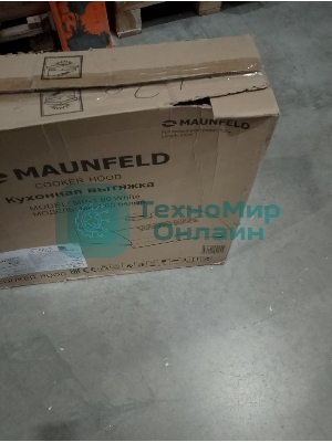 (Витринный образец, поврежденная упаковка) Кухонная вытяжка MAUNFELD MP-1 60 белый