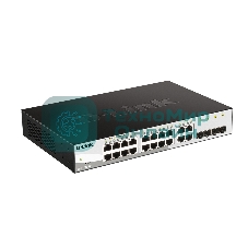 Коммутатор D-Link DGS-1210-20/F1A, 16×1 Гбит/с + 4×1 Гбит/с SFP, настраиваемый