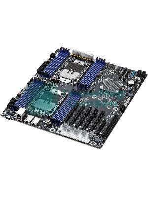 Серверная материнская плата ASRock SP2C741D16X-2T, 2xLGA4677, Intel C741, 16xDDR5, 13xSATA, 1xM.2, 6xPCIe 5.0 x16, 1xPCIe 5.0 x8, 1xVGA, 2x10Gb LAN, IPMI, 2xUSB-A 2.0, EEB