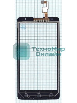 Сенсорное стекло (тачскрин) для Huawei C8816, черное
