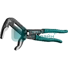 Клещи переставные KRAFTOOL 22353-25 Bulldog Cr-V, max захват 60мм, губки 6мм, 250мм