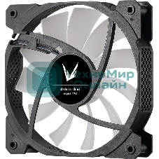 Вентилятор для корпуса Aerocool/Formula Cosmic 12BK FR RGb черный, 120 мм, 1100 об/мин, 22.3 дБ, 4 pin