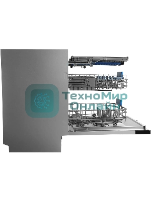 Встраиваемая посудомоечная машина Hyundai HBD 685, нержавеющая сталь, 59.8 см, 16 компл., 45 дБ, класс A+++