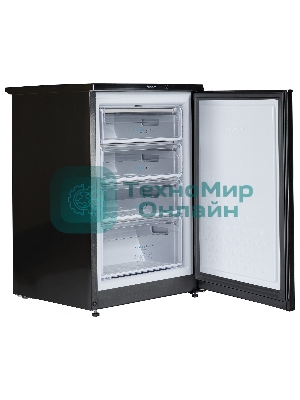 Морозильная камера Бирюса B514 черный 110л, 4 ящика