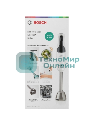 Блендер погружной Bosch MSM4W421 800 Вт, белый