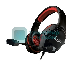 Гарнитура SmartBuy Rush Aspid чёрный-красный, проводная, 3.5 мм