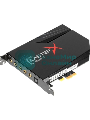 Звуковая карта Creative PCI-E BlasterX AE-5 Plus (BlasterX Acoustic Engine) 5.1 Ret