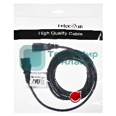 Кабель UPS to устройство 220V (IEC-320-C13/C14) 3м, 3G 0,75мм медь, Telecom