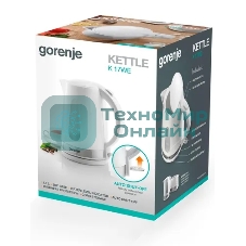 Чайник электрический Gorenje K17WE белый