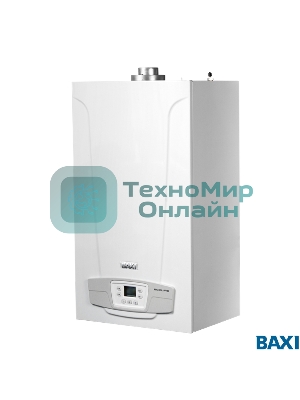 Котел газовый BAXI ECO LIFE 31F настен, 31 кВт, двухконтурный, с закрыт. кам. сгор.