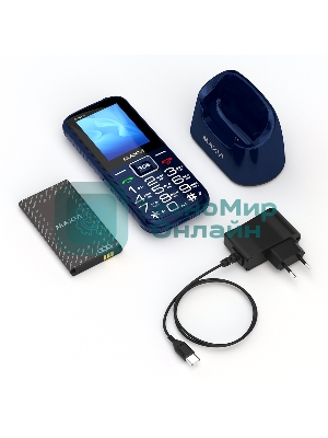 Мобильный телефон Maxvi B21ds up синий