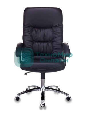 Кресло Бюрократ T-9908AXSN-AB черный, кожа