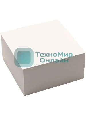 Блок для записей бумажный Silwerhof Daily Премиум 90х90х50мм, 80 г/м2, белый