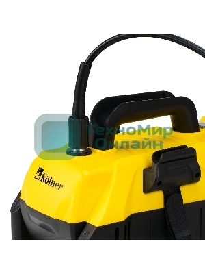 Мойка высокого давления 130/70 бар, KOLNER K140F, на 4 колесах, 1600Вт, 480л/ч, метал.помпа, шланг ВД 5м, кабель 5м, самовсас, Auto stop (пеногенератор)