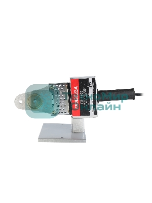 Аппарат для сварки пластиковых труб ПОБЕДА, ПТ-1500, 1500 Вт., 3 насадки, металлический кейс