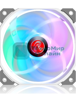 Вентилятор для корпуса Case Cooler Raijintek AGERAS 12 ARGb-1 (120x120x25мм, 4-pin PWM, 67.38CFM, 33dBA, 2200RPM, белый)