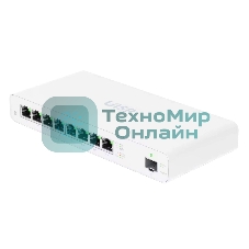 Маршрутизатор Ubiquiti UISP Router 2 ядра (880 МГц), 8х 1G RJ45, 1х SFP, раздача PoE 110 Вт